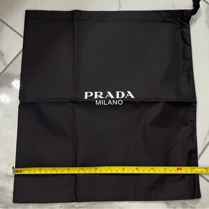 Authentic PRADA Milano Black Dust Bag - Drawstring Protection